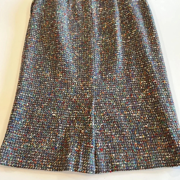 Century of Boston - wool/tweed rainbow a-line skirt - Picture 5 of 10